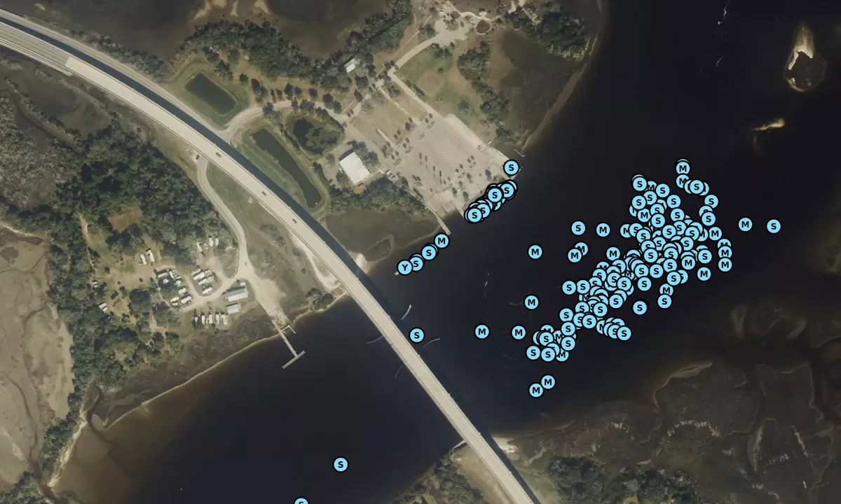 Satelite image of Jim King Park Marina