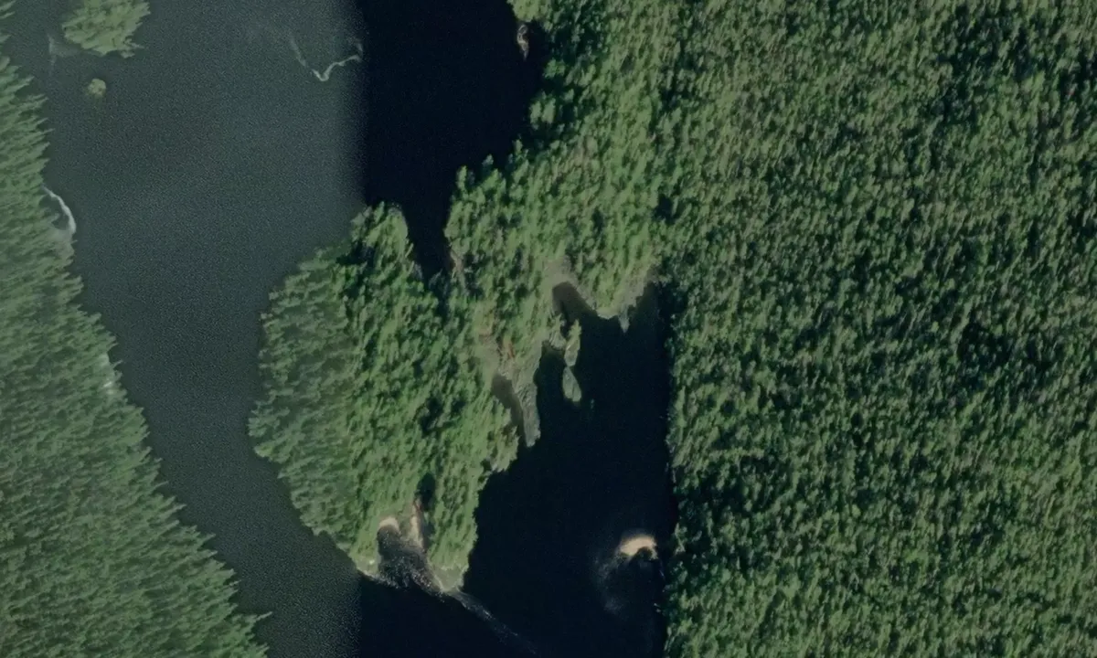 Flyfoto av Joe's Bay