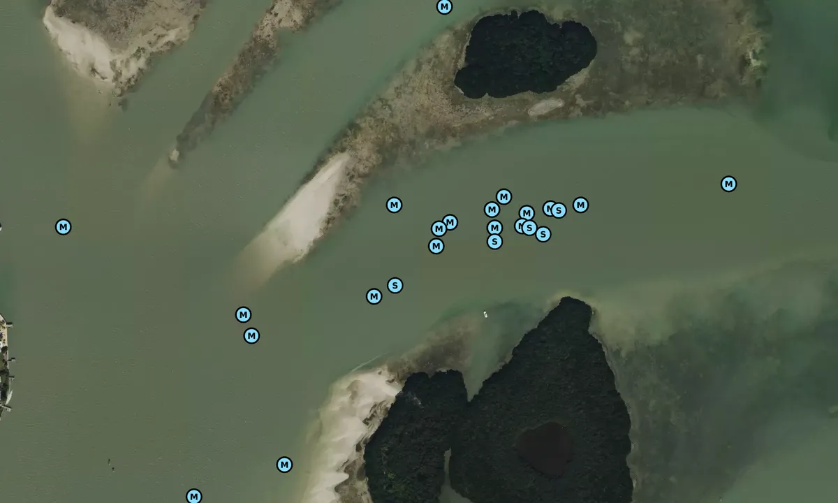 Satelite image of Johns Pass