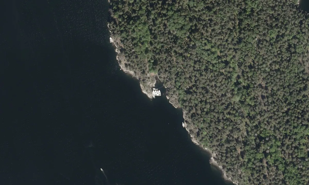Flyfoto av Johnsbergtangen