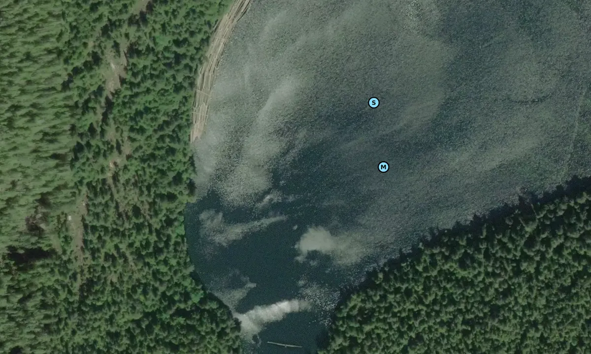 Satelite image of Johnstone Bay