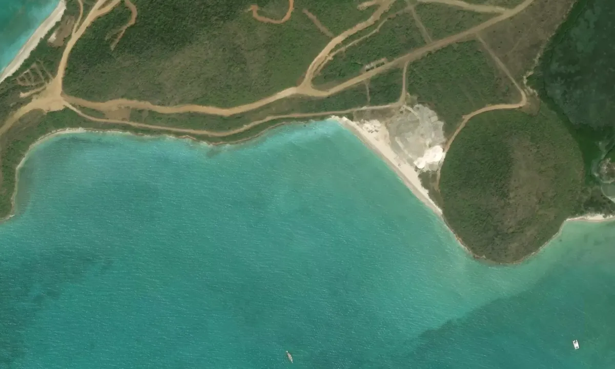 Flyfoto av Jolly Harbour Nord
