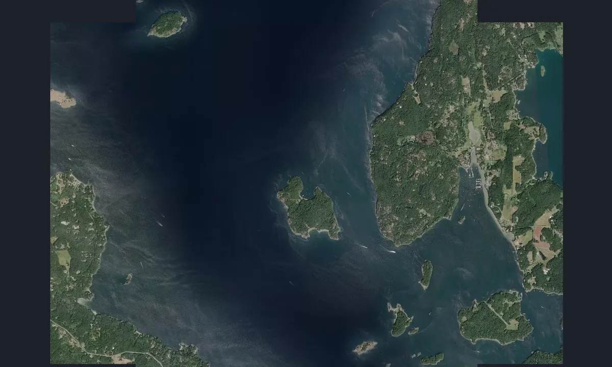 Flyfoto av Jones Island North