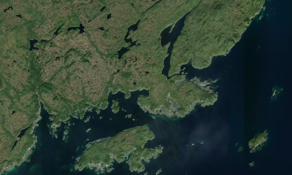 Flyfoto av Judd Harbor