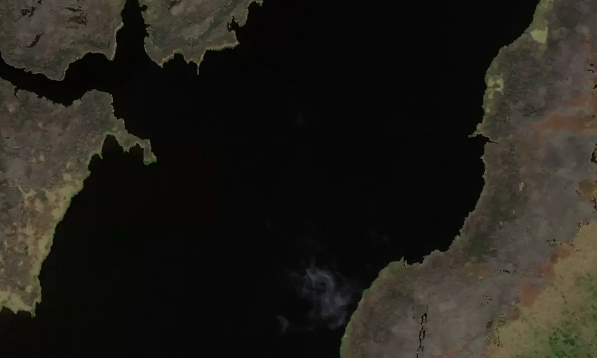 Satelite image of Juniper Bay