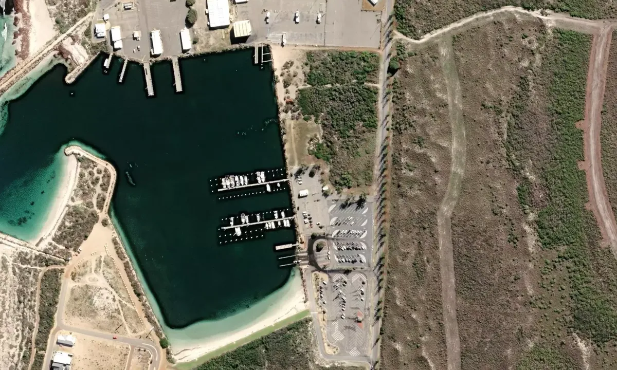 Satelite image of Jurien Bay Marina