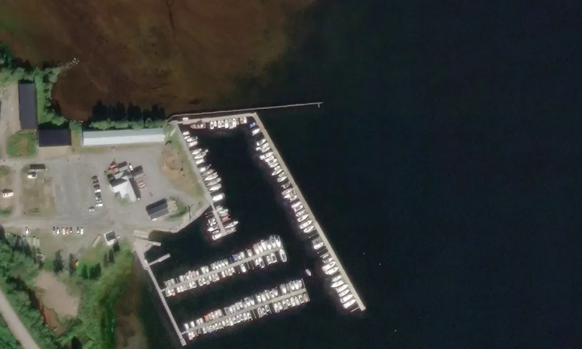 Satelite image of Kåge