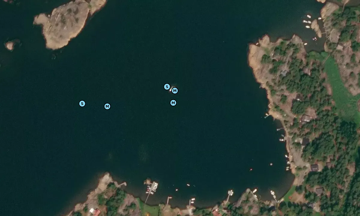 Satelite image of Kaholmen Bøye