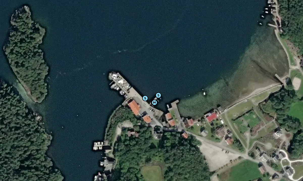 Satelite image of Kaien Gjestehavn - Førde