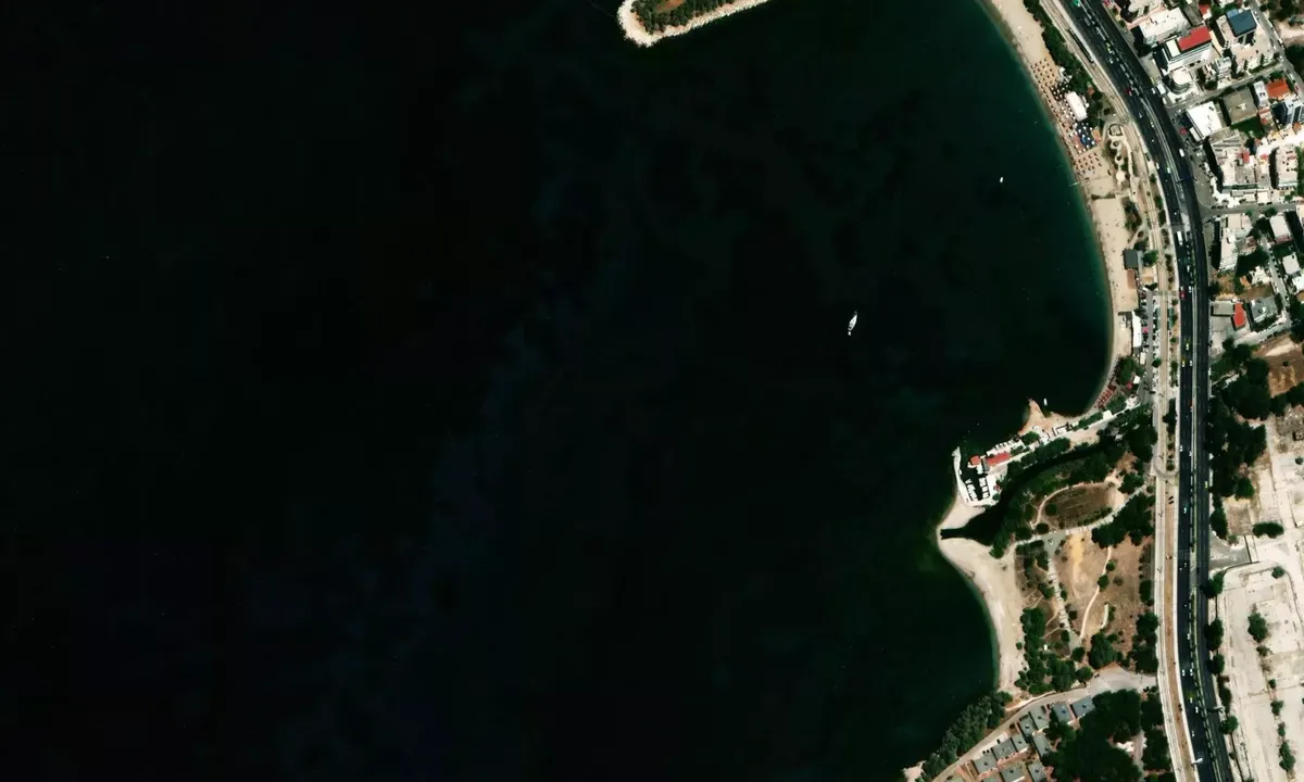 Flyfoto av Kalamakion Beach