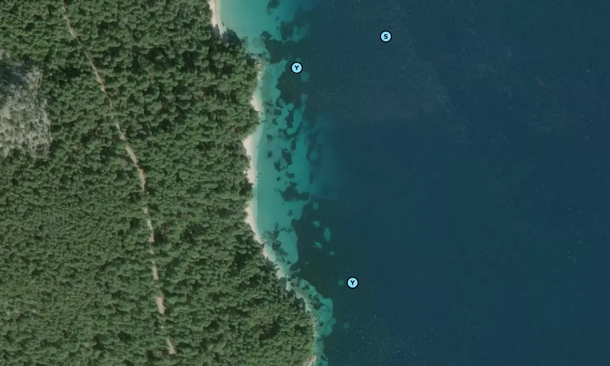 Satelite image of Kalamos woods bay