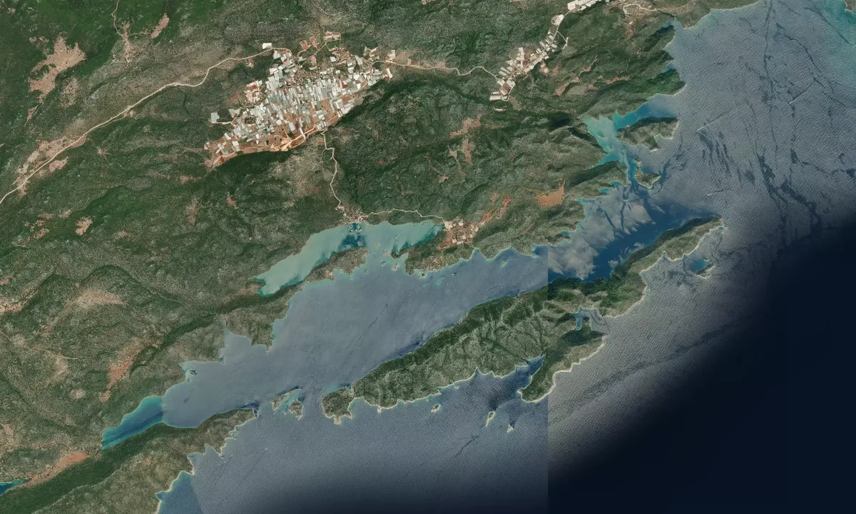 Flyfoto av Kalekoy (Simena)