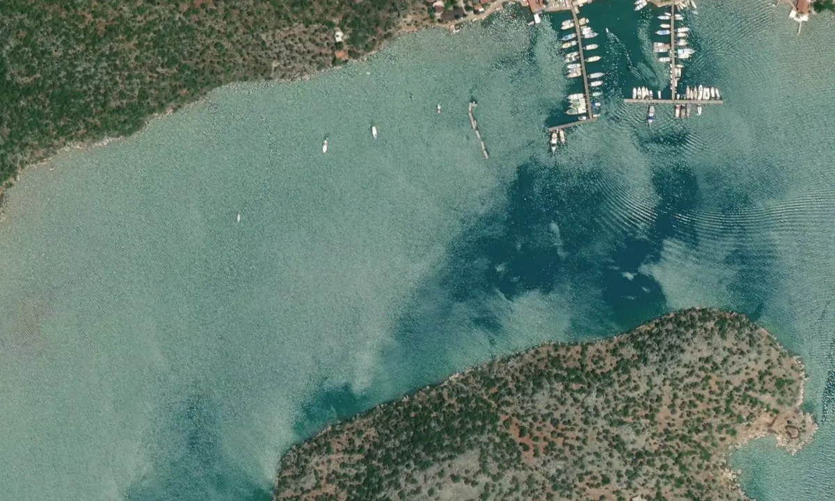 Flyfoto av Kaleüçağız