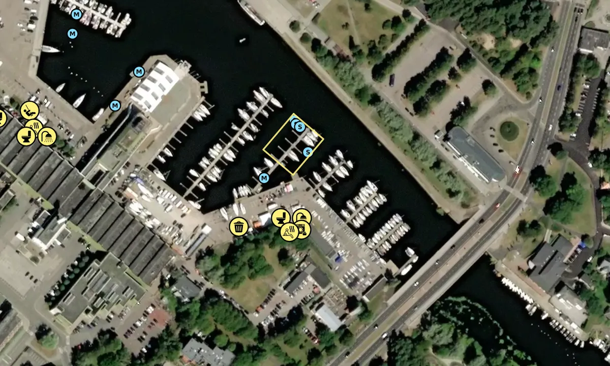 Satelite image of Kalev Yacht Club
