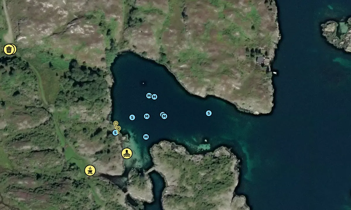 Satelite image of Kalsundholmen Austevoll