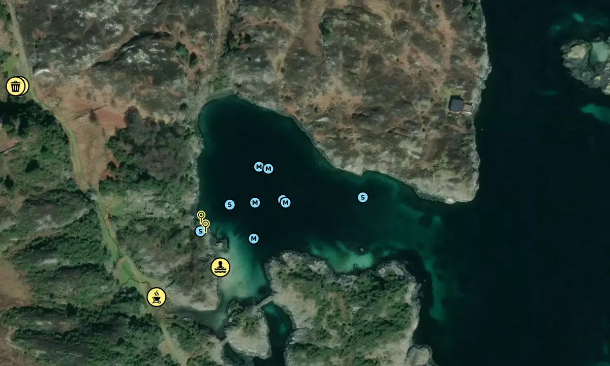 Satelite image of Kalsundholmen Austevoll