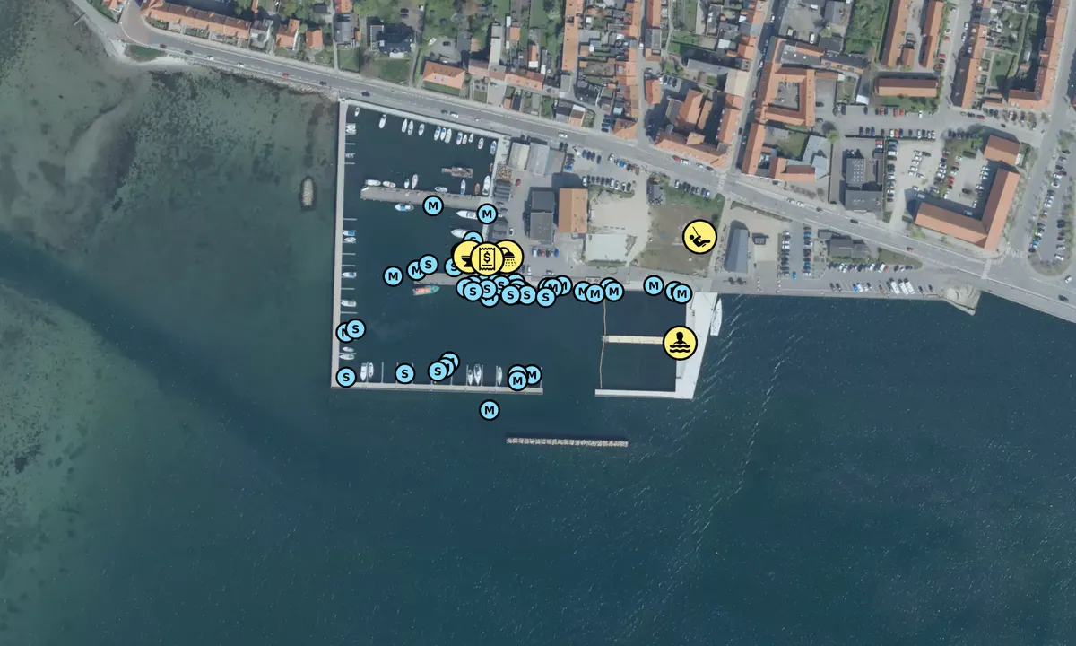 Satelite image of Kalundborg Vesthavn