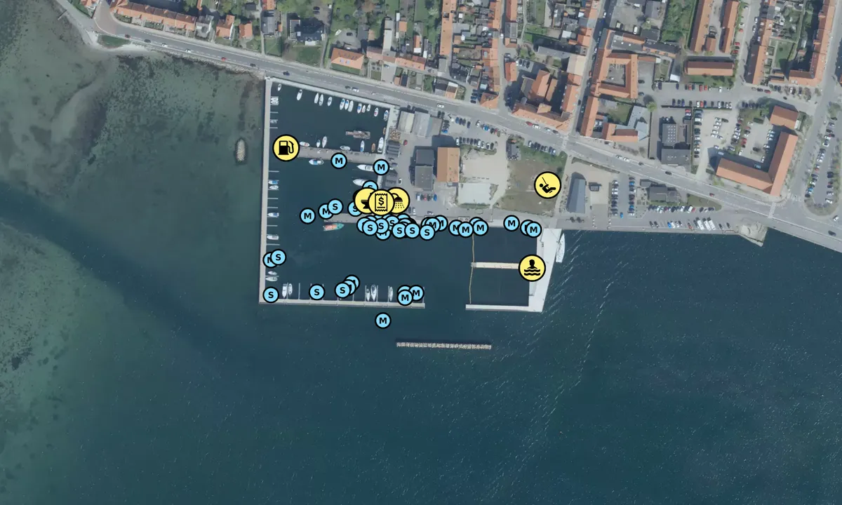 Satelite image of Kalundborg Vesthavn