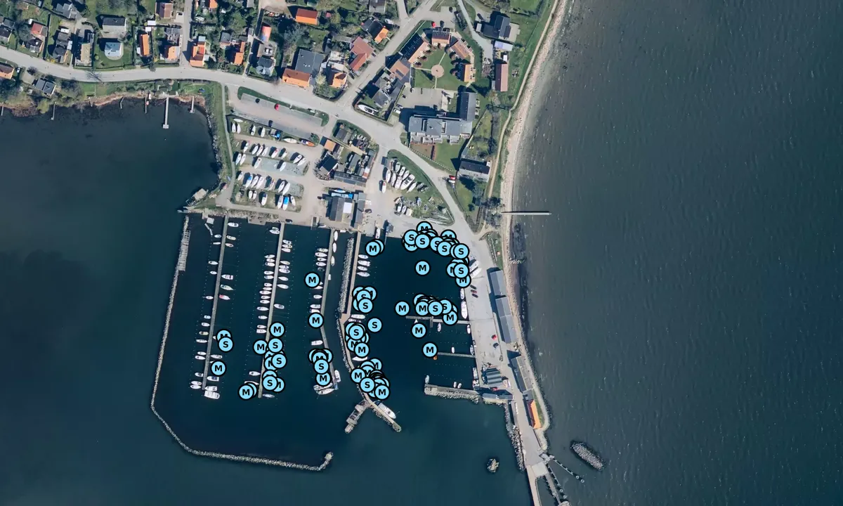Satelite image of Kalvehave Havn