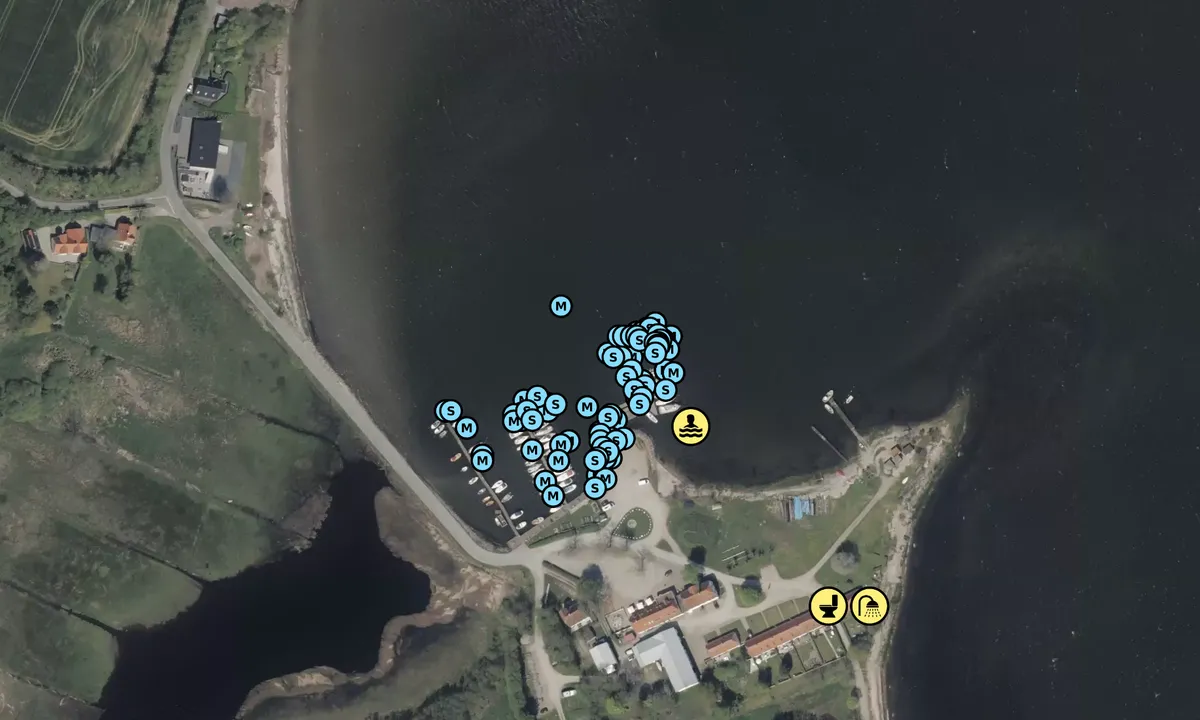 Satelite image of Kalvø Havn