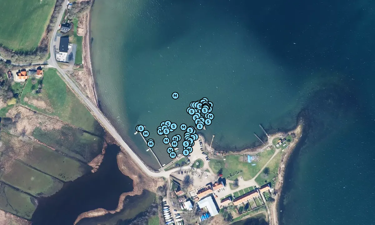 Satelite image of Kalvø Havn