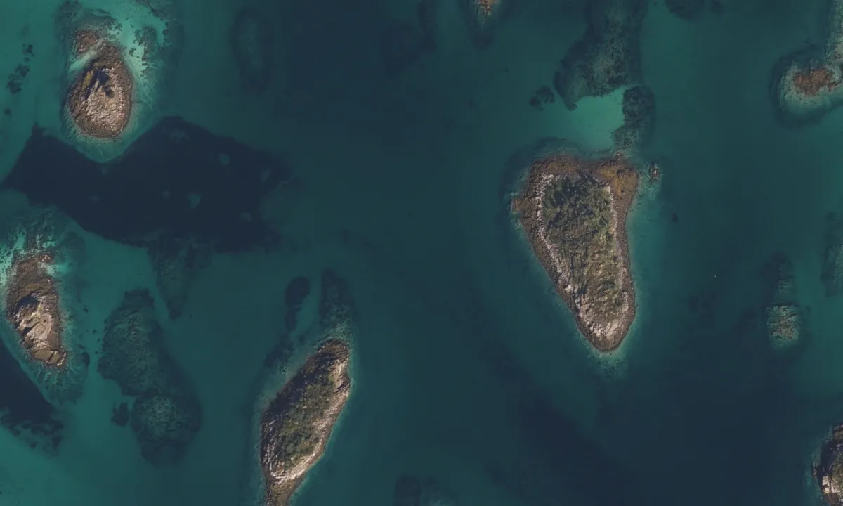 Flyfoto av Kalvøya