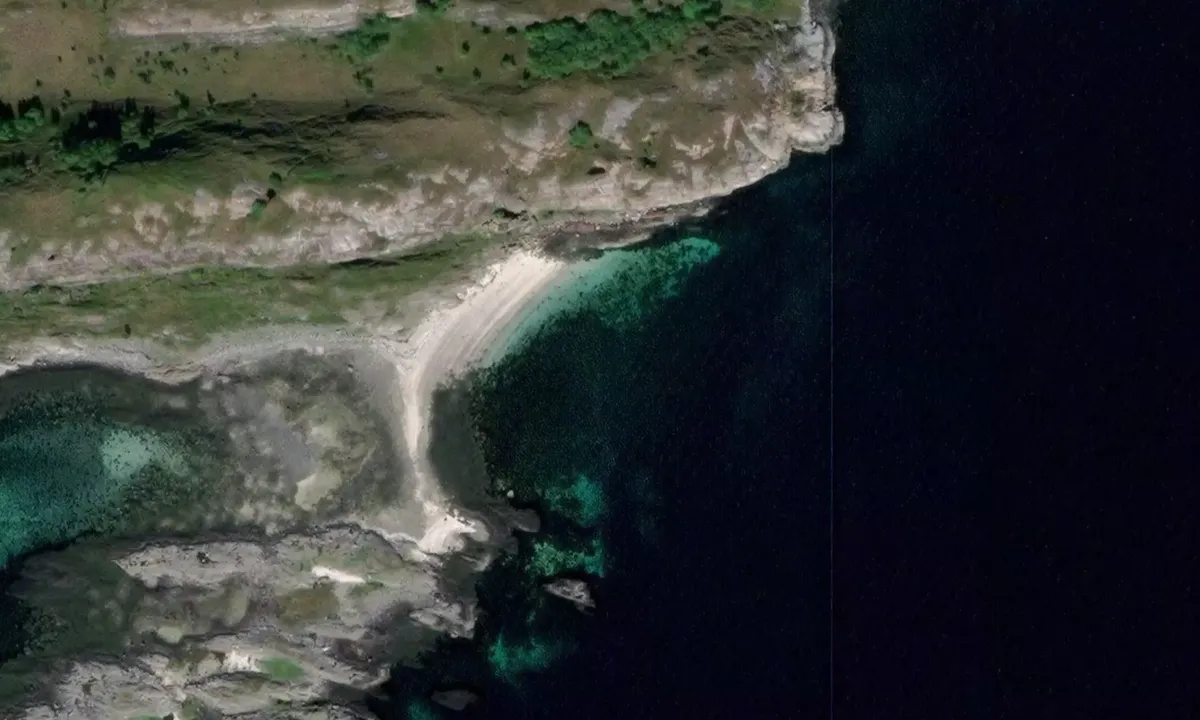 Flyfoto av Kalvøydraget