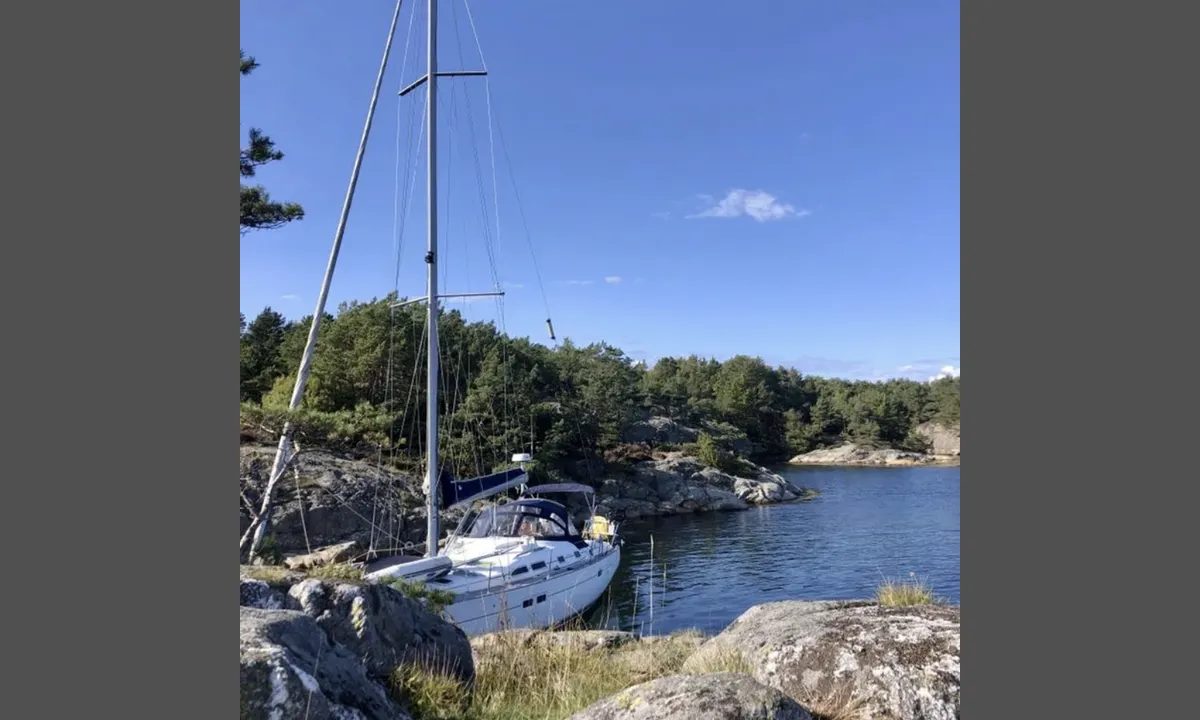 Kalvøyhavn: Fin plass i sw vind.