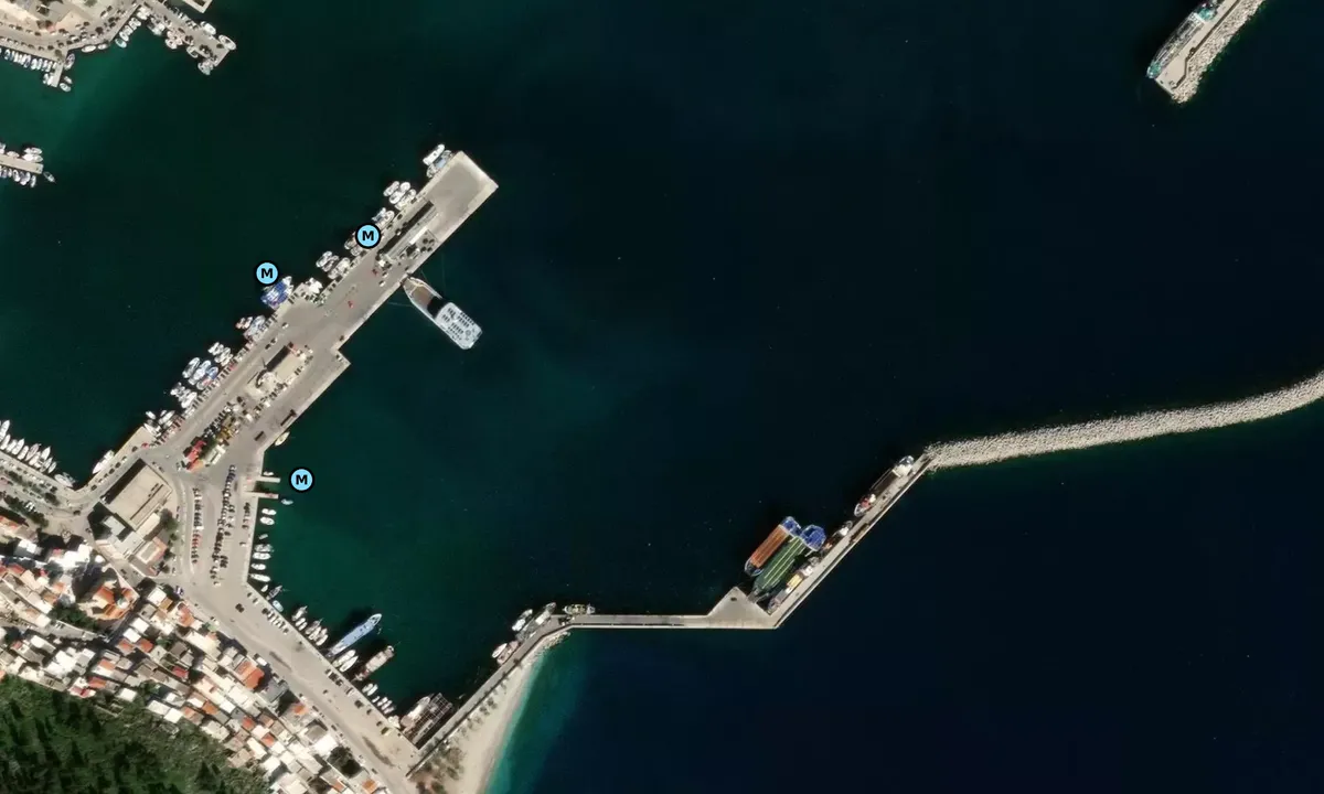Satelite image of Kalymnos City