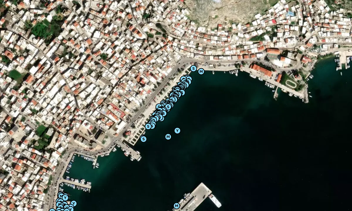 Satelite image of Kalymnos Marina