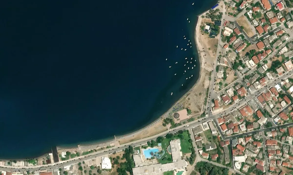 Satelite image of Kamena Vouria