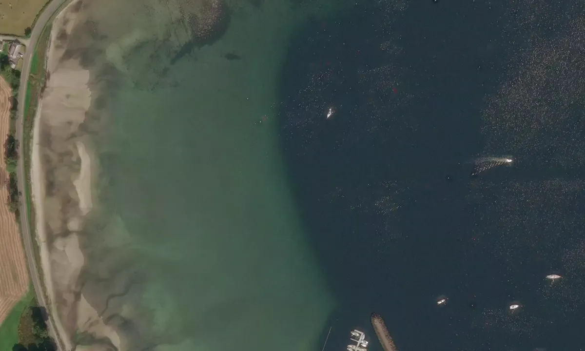 Flyfoto av Kames bay