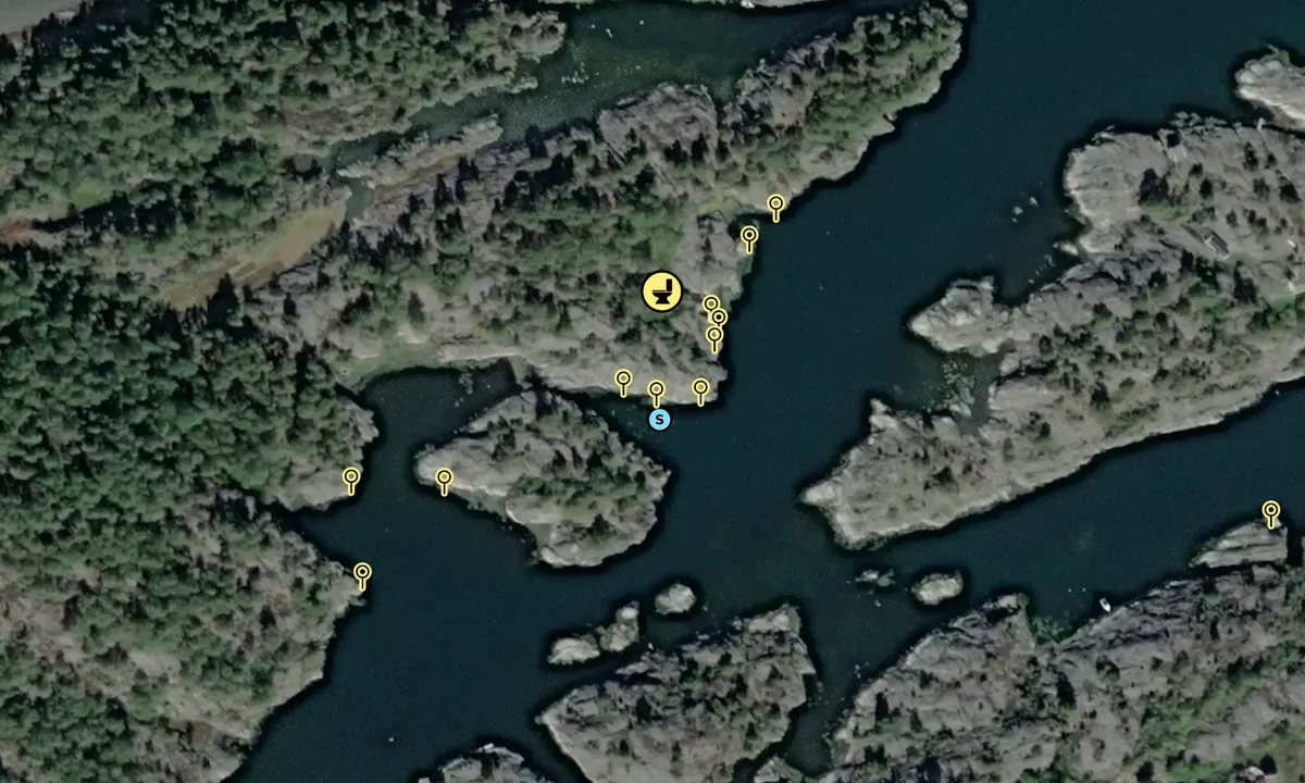 Satelite image of Kaninholmen