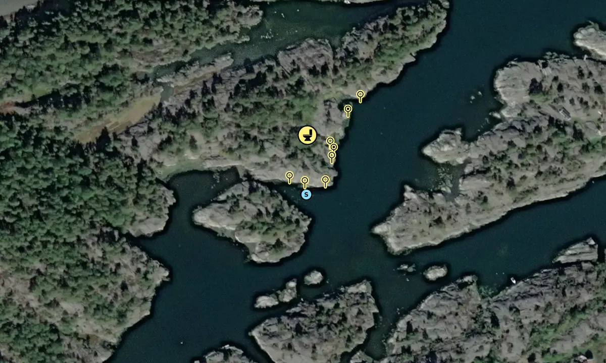 Satelite image of Kaninholmen