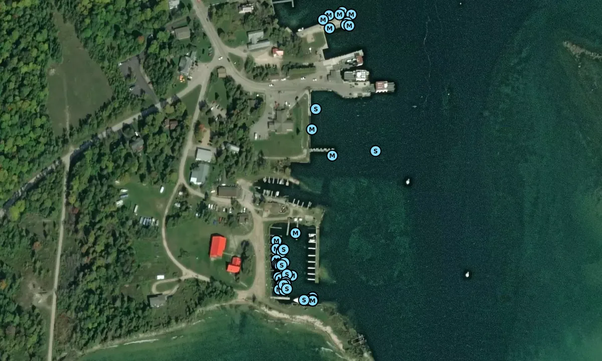 Satelite image of Kap's Marina
