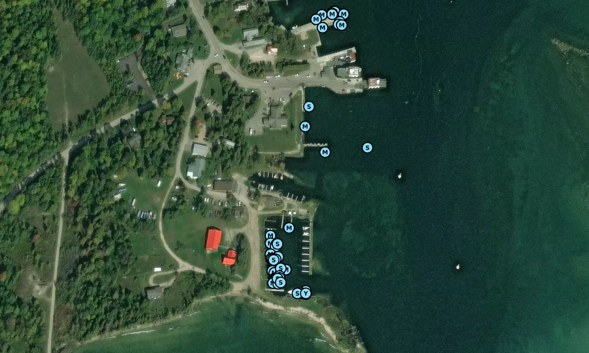 Satelite image of Kap's Marina