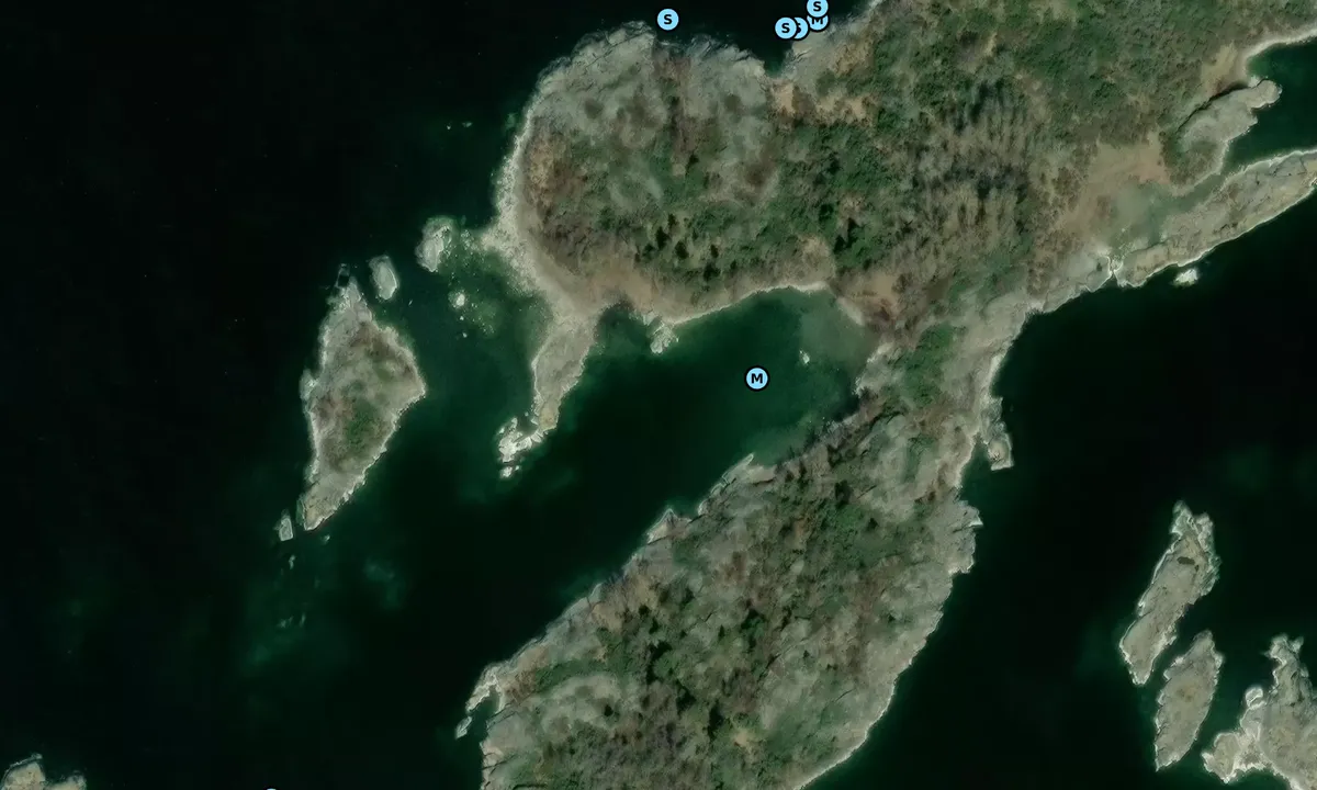 Satelite image of Käringboskär (Västra viken)