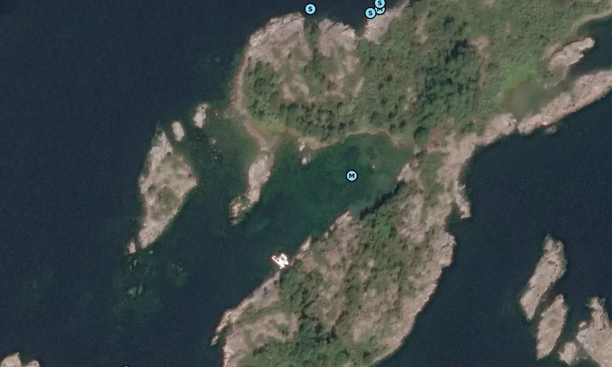 Satelite image of Käringboskär (Västra viken)