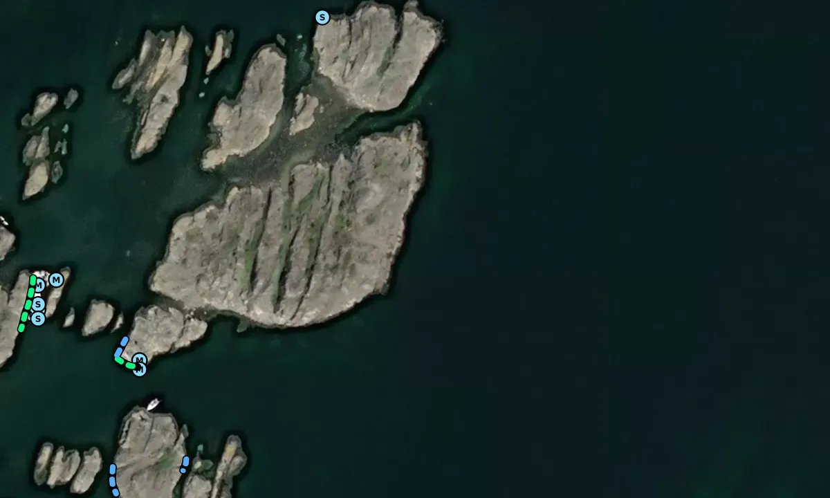 Satelite image of Käringen - Gråa holmarna
