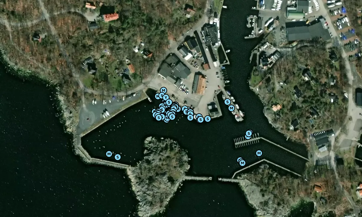 Satelite image of Karlshamn - Vägga fiskhamn
