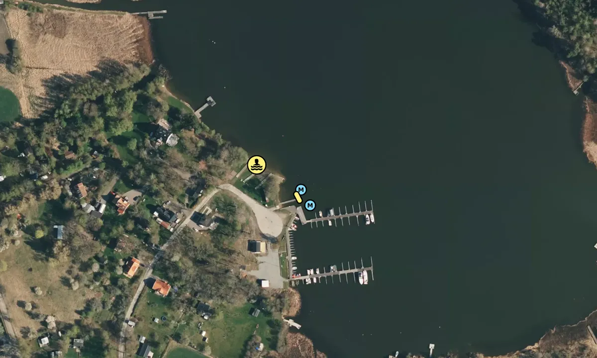 Satelite image of Karlskärs Båtklubbs gästhamn