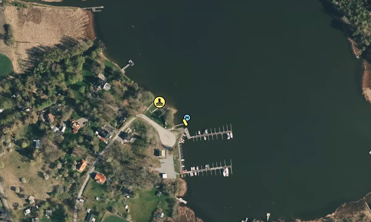 Satelite image of Karlskärs Båtklubbs gästhamn