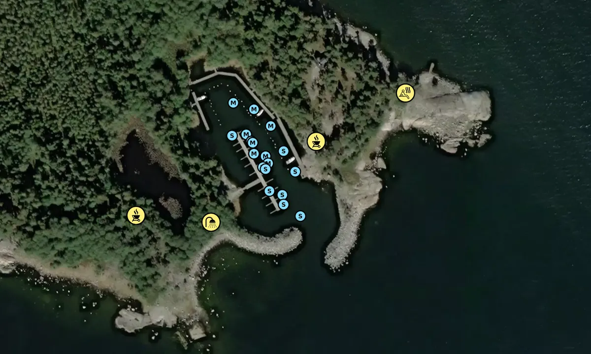 Satelite image of Kaunissaari - Fagerö