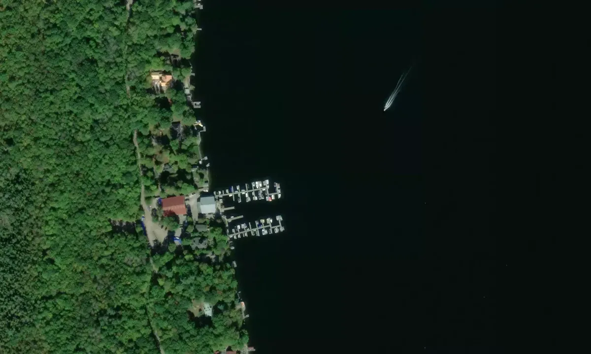 Satelite image of Kawartha Park Marina