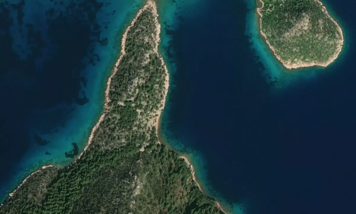 Flyfoto av Kazil Ada Adasi North