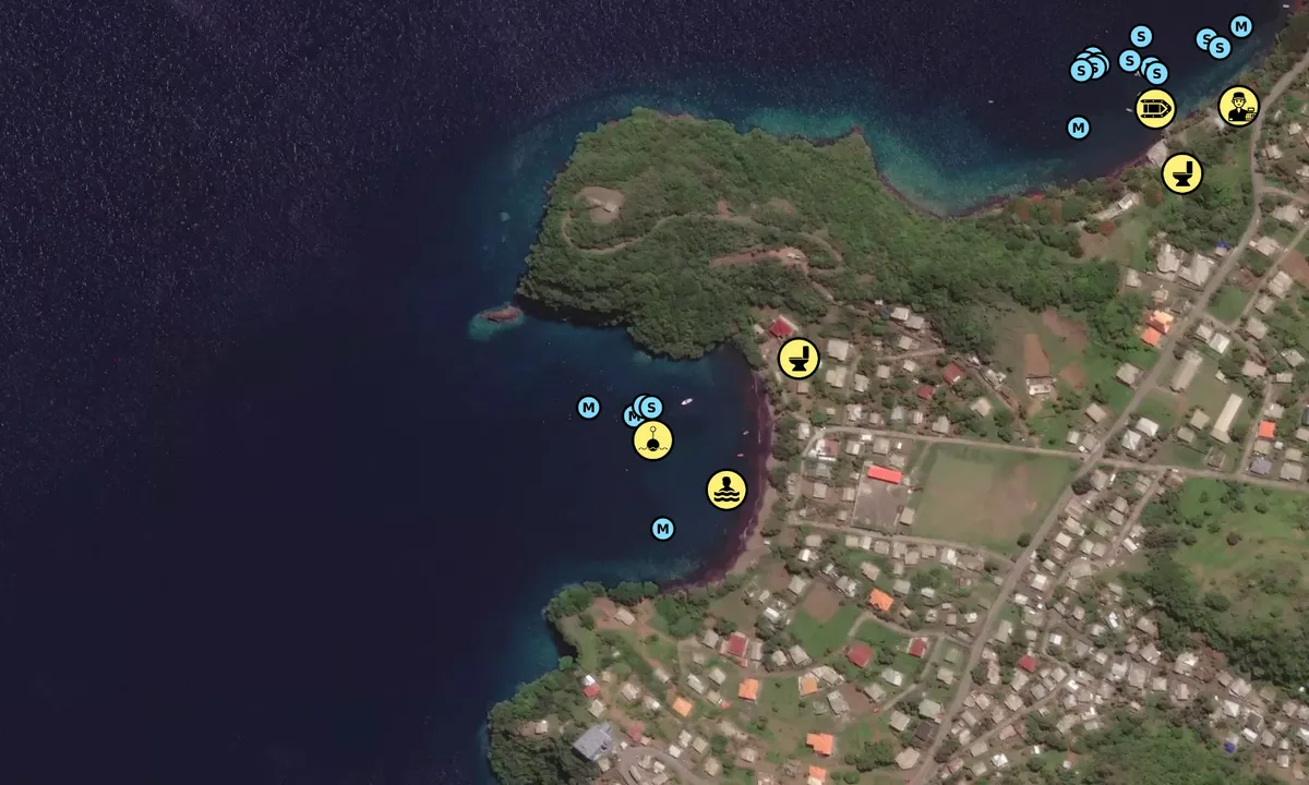 Satelite image of Keartons Bay