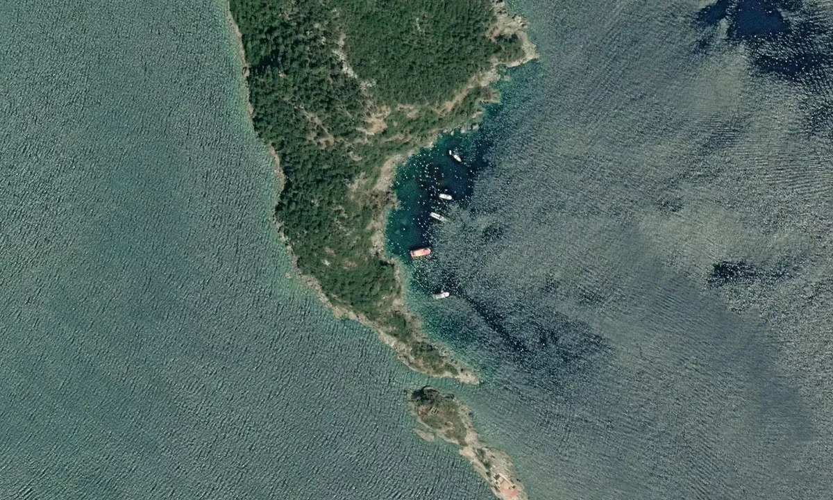 Satelite image of Keci Island