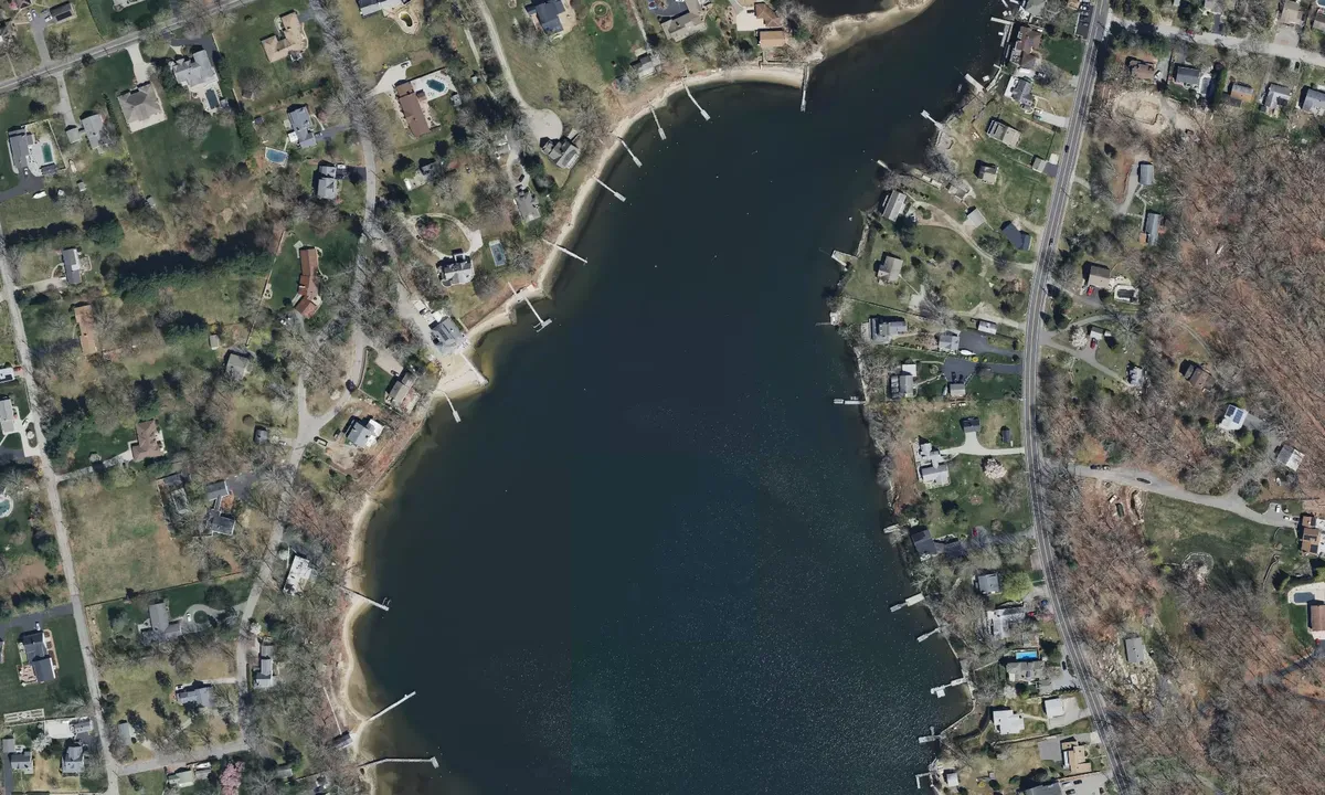 Satelite image of Keeney Cove