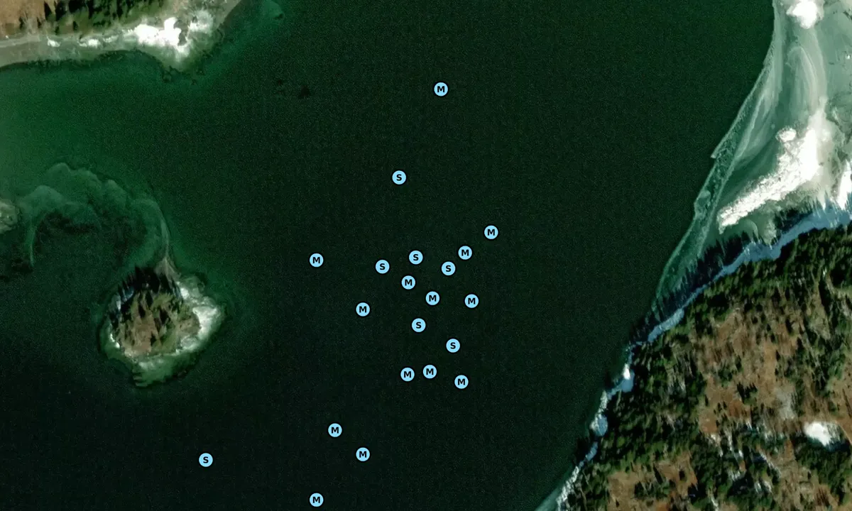 Satelite image of Kent Cove
