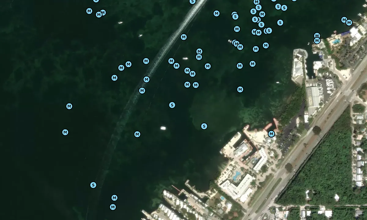 Satelite image of Key Largo Marriott